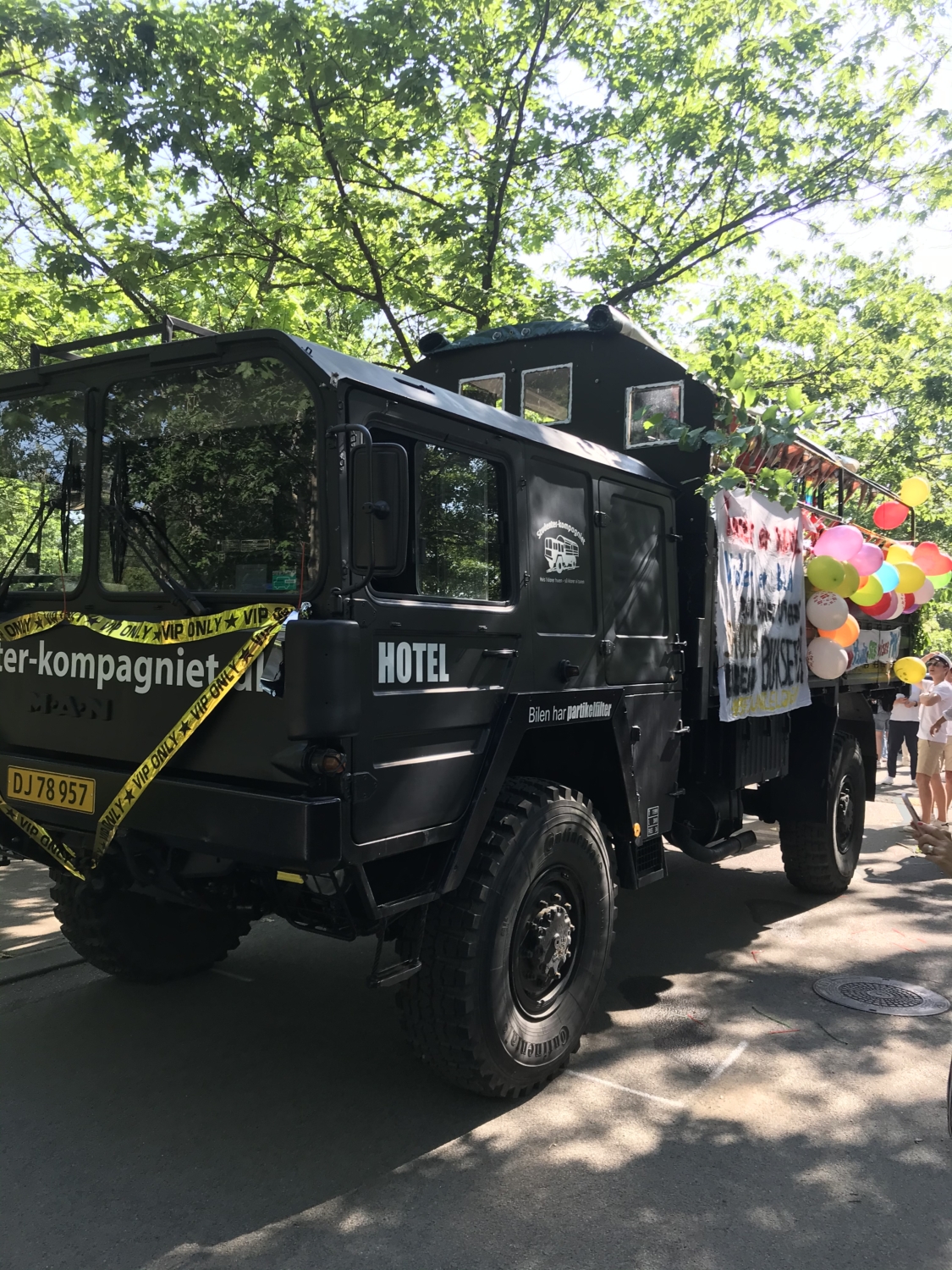 Studenterkompagniet militærlastbil — HOTEL